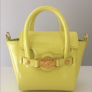 VERSACE leather small signature bag